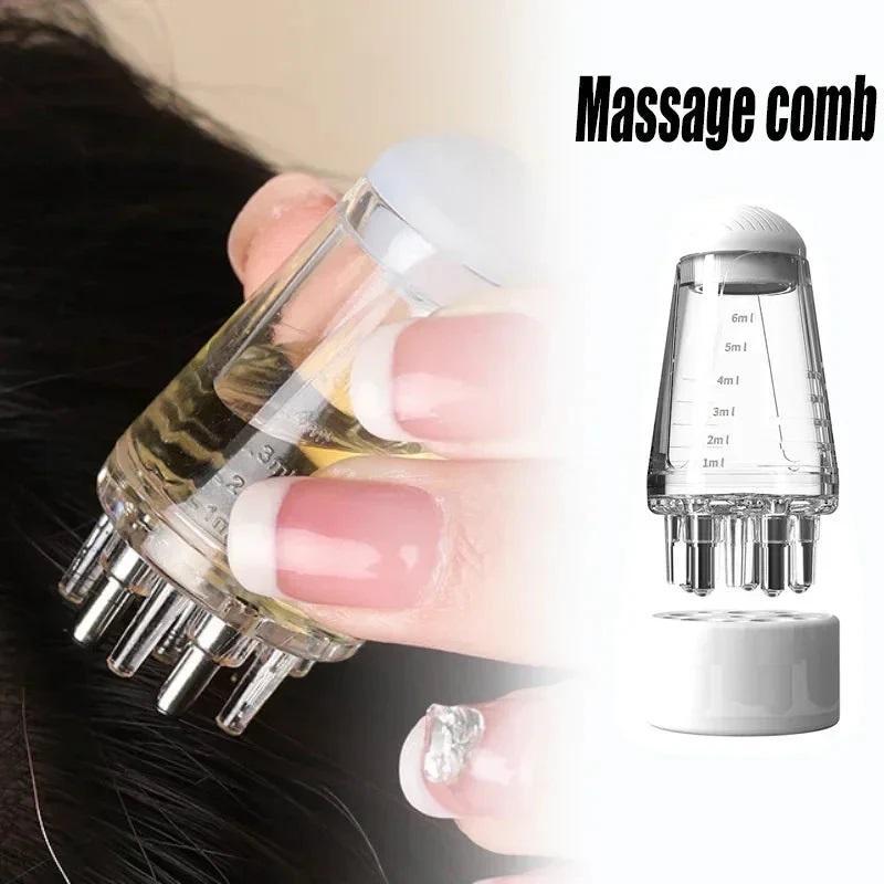 Hair Oil Applicator | Hair Massage Comb - Essential Styling Tool for All Hair Types