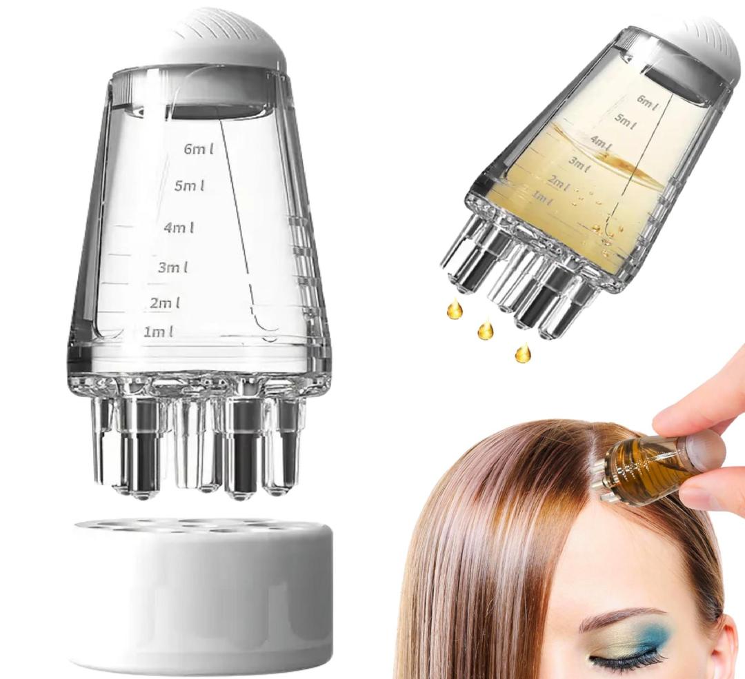 Hair Oil Applicator | Hair Massage Comb - Essential Styling Tool for All Hair Types
