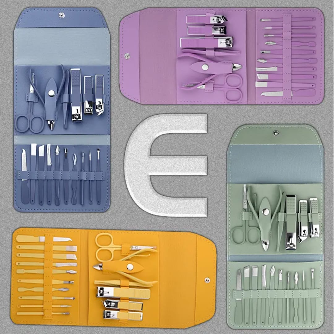 16 pcs Manicure Set Professional Nail Clippers Pedicure Kit