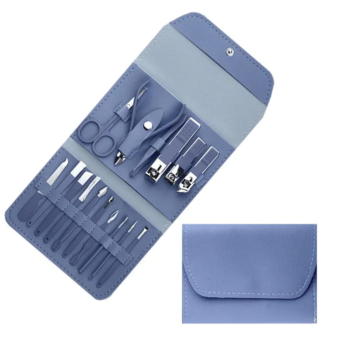 16 pcs Manicure Set Professional Nail Clippers Pedicure Kit