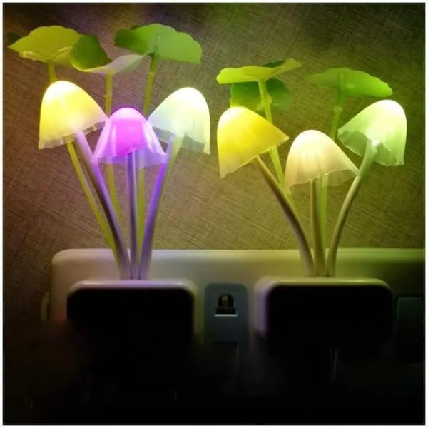 LED Mushroom Sensor Night Light
