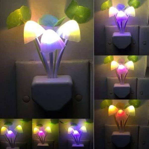 LED Mushroom Sensor Night Light