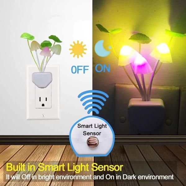 LED Mushroom Sensor Night Light