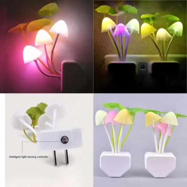 LED Mushroom Sensor Night Light
