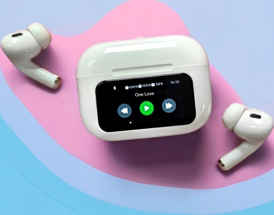 A9 Pro Touch Screen LED Wireless Earbuds