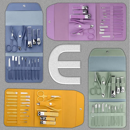 16 pcs Manicure Set Professional Nail Clippers Pedicure Kit